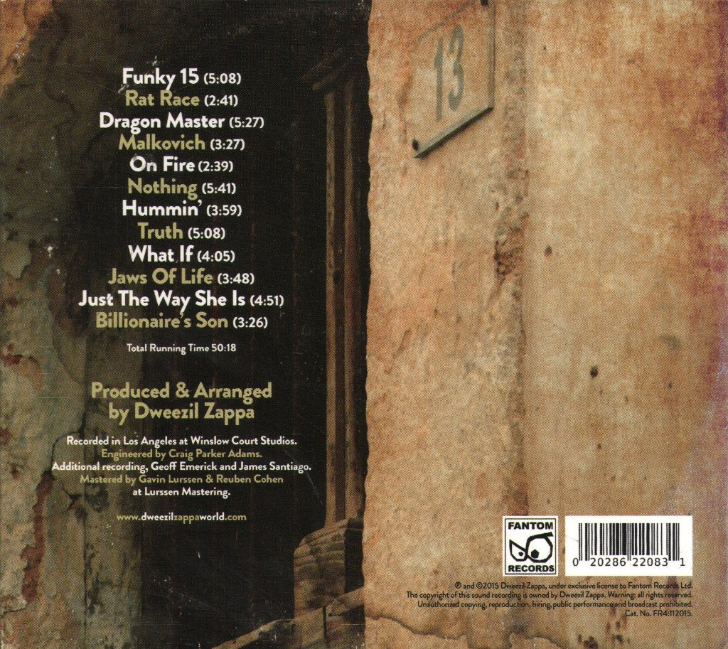 Dweezil Zappa - Via Zammata' - Cd