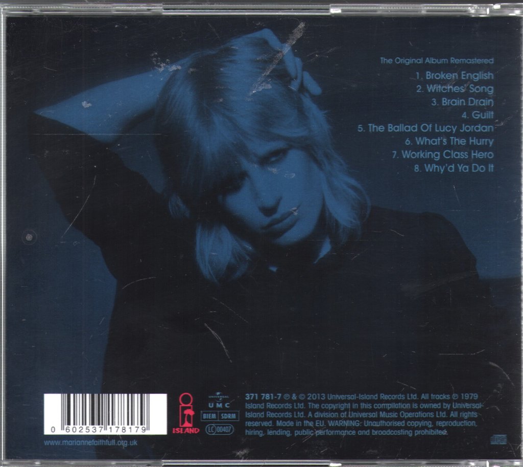 Marianne Faithfull - Broken English - Cd