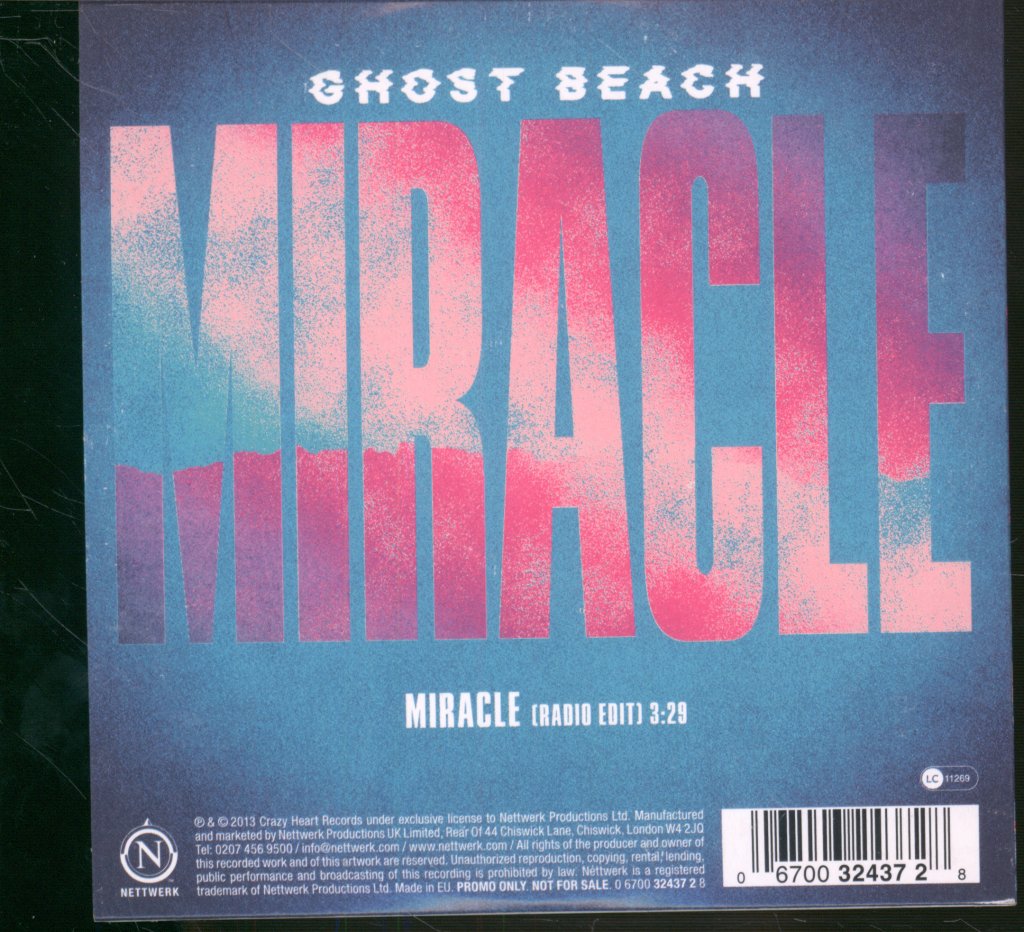 Ghost Beach - Miracle - Cd