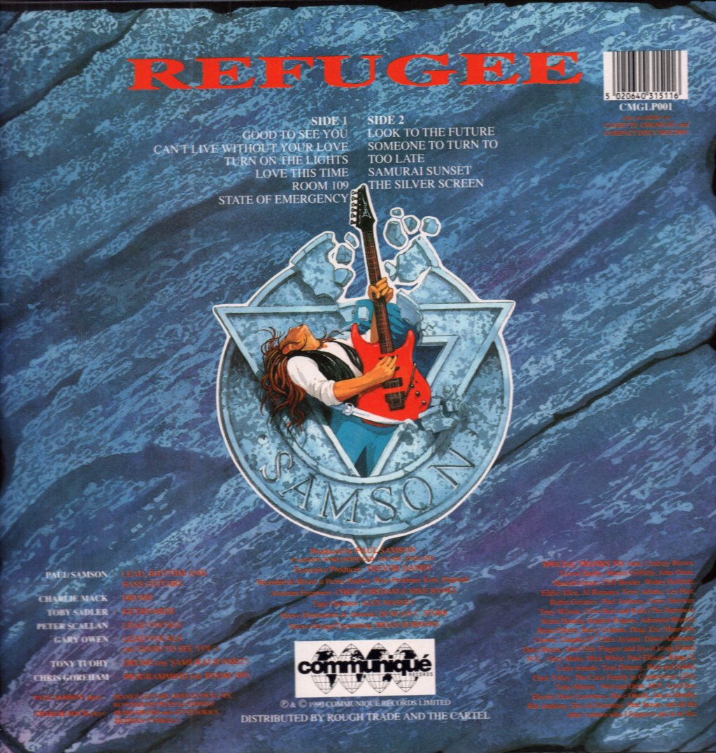 Samson (Nwobhm/Metal Group) - Refugee - Lp
