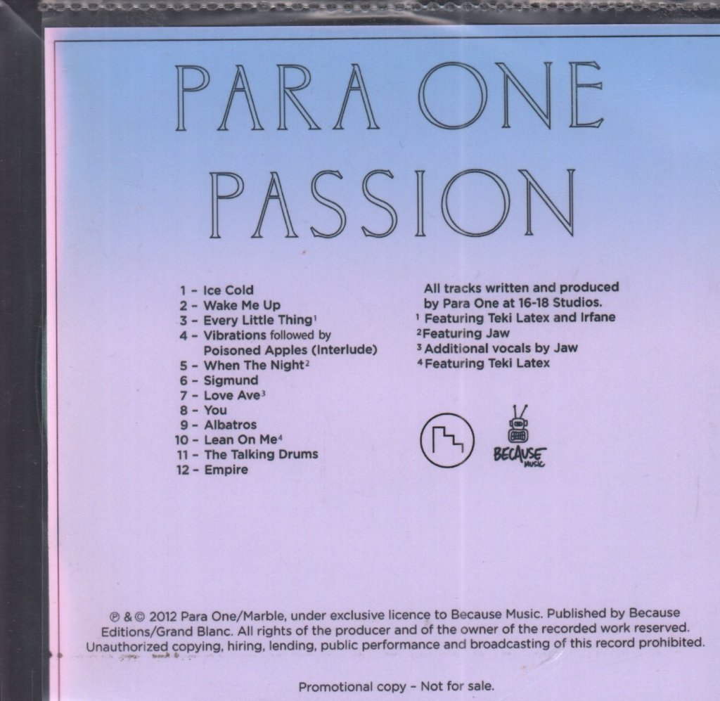 Para One - Passion - Cdr