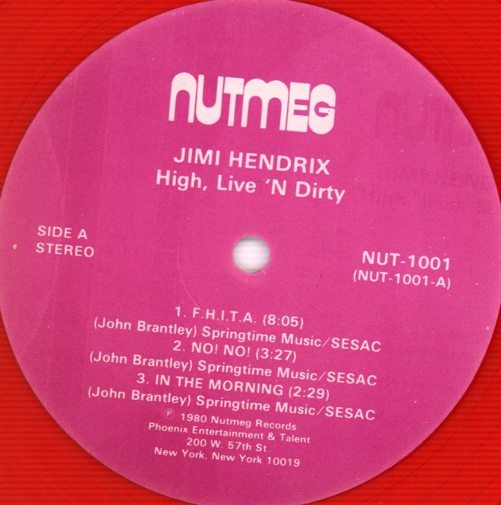 Jimi Hendrix Experience - High Live N Dirty - Lp