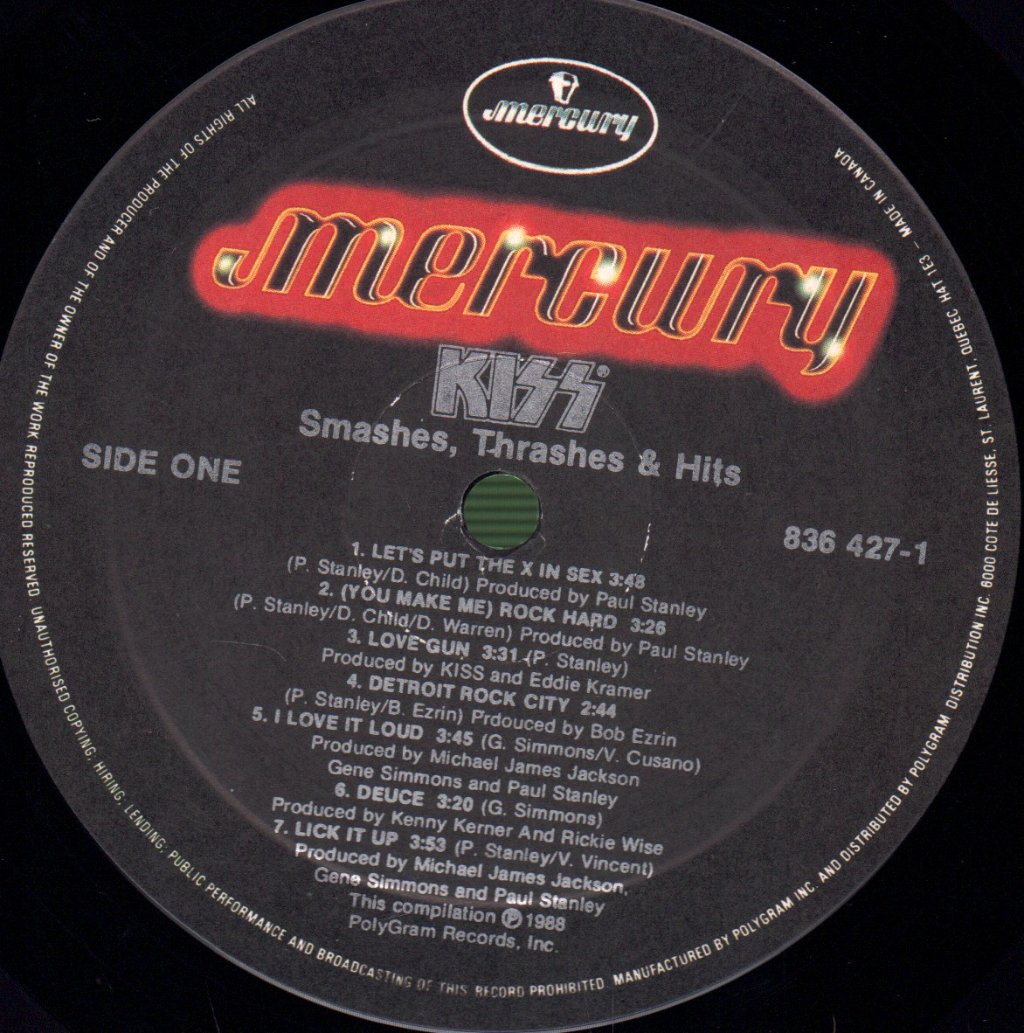 Kiss - Smashes, Thrashes & Hits - Lp