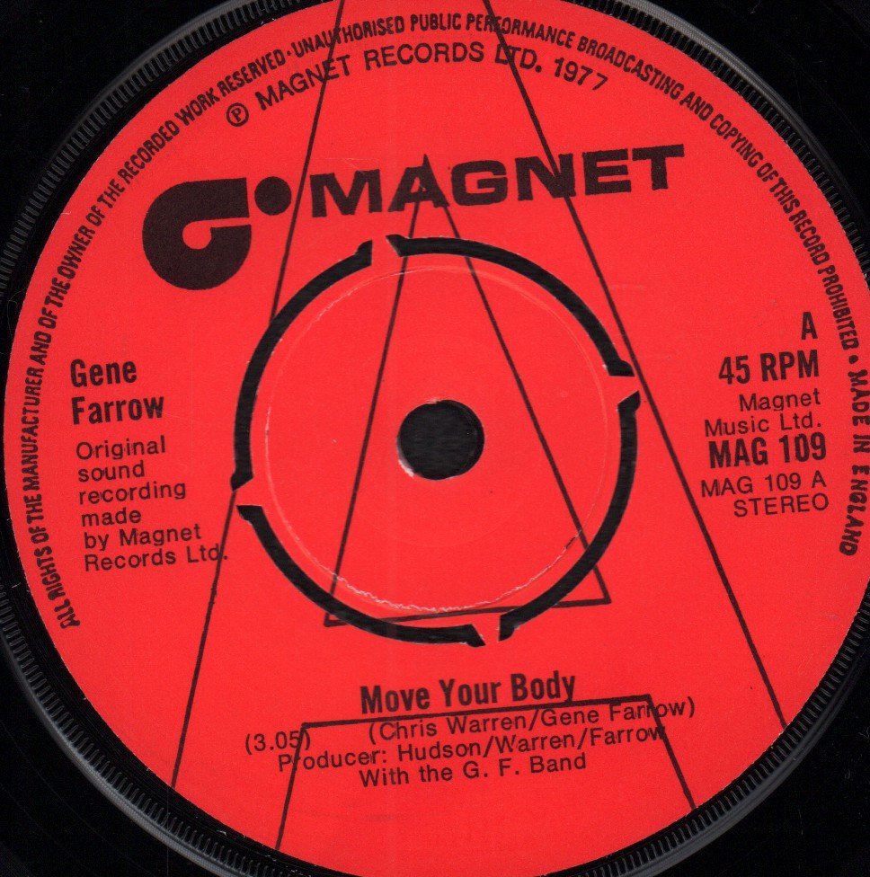 Gene Farrow - Move Your Body - 7 Inch
