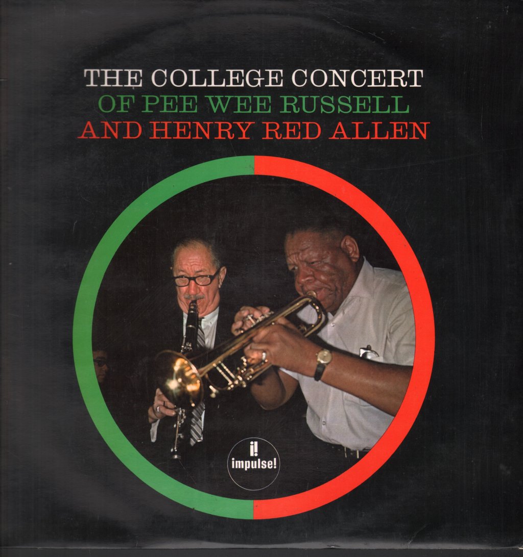 Pee Wee Russell And Henry Red Allen - College Concert Of - Lp