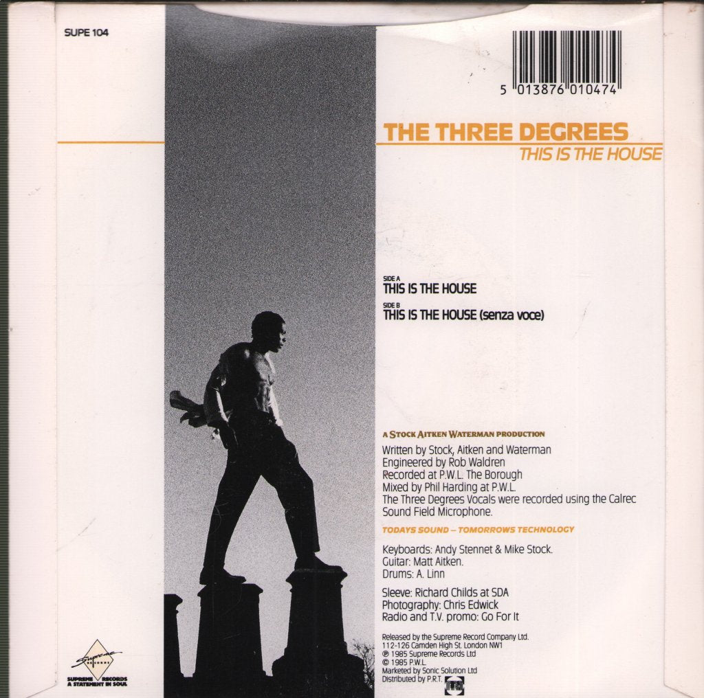 Three Degrees - This Is The House - 7 Inch