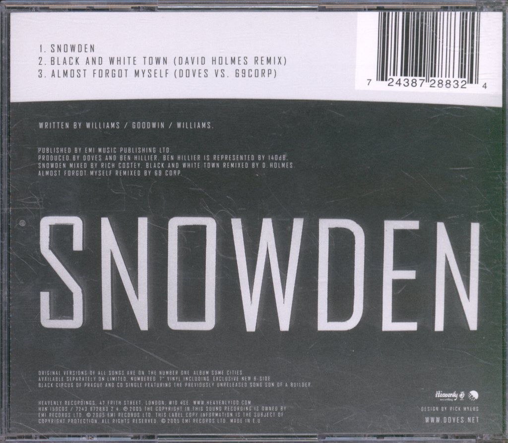 Doves - Snowden - Cd