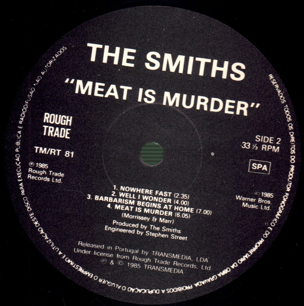 Smiths - Meat Is Murder - Lp
