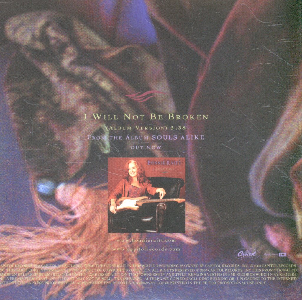 Bonnie Raitt - I Will Not Be Broken - Cd
