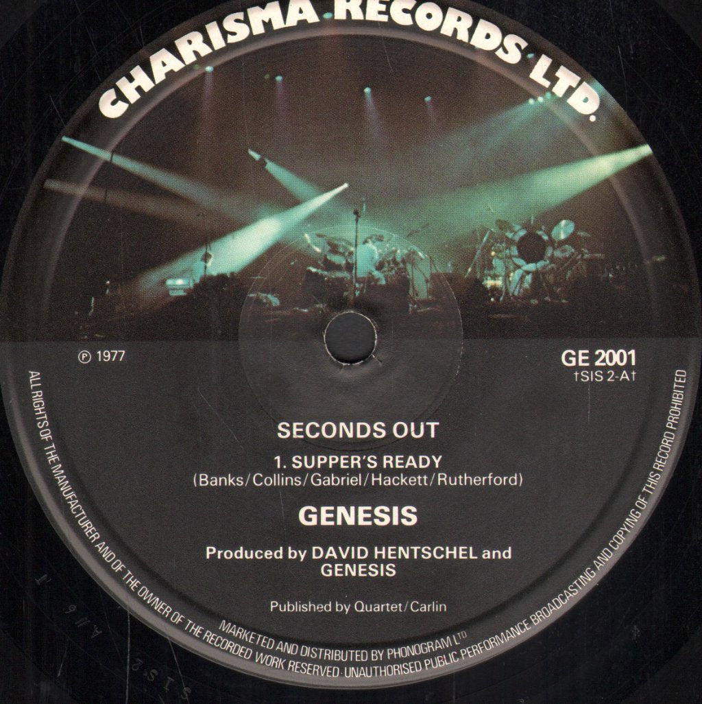 Genesis - Seconds Out - Double Lp