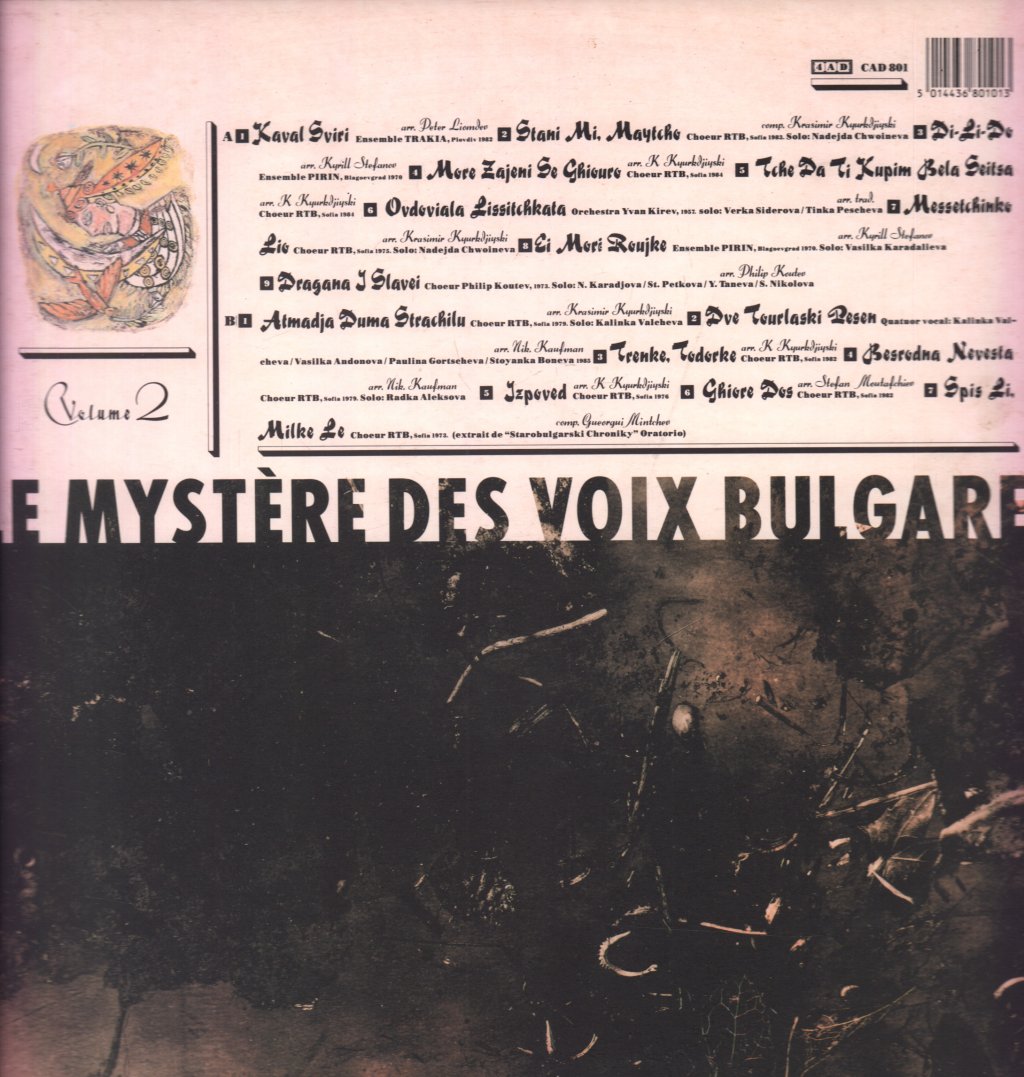 Le Mystere Des Voix Bulgares - Volume 2 - Lp