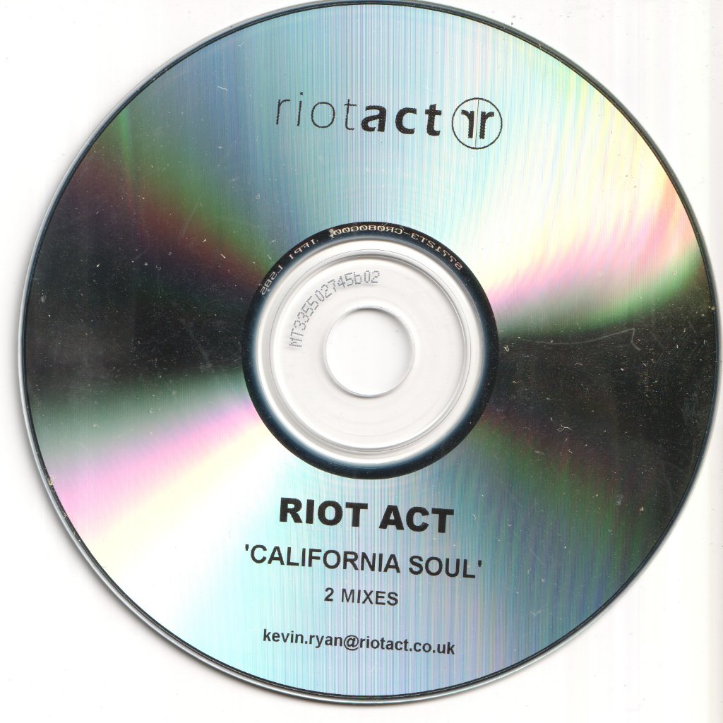 Riot Act - California Soul - Cdr