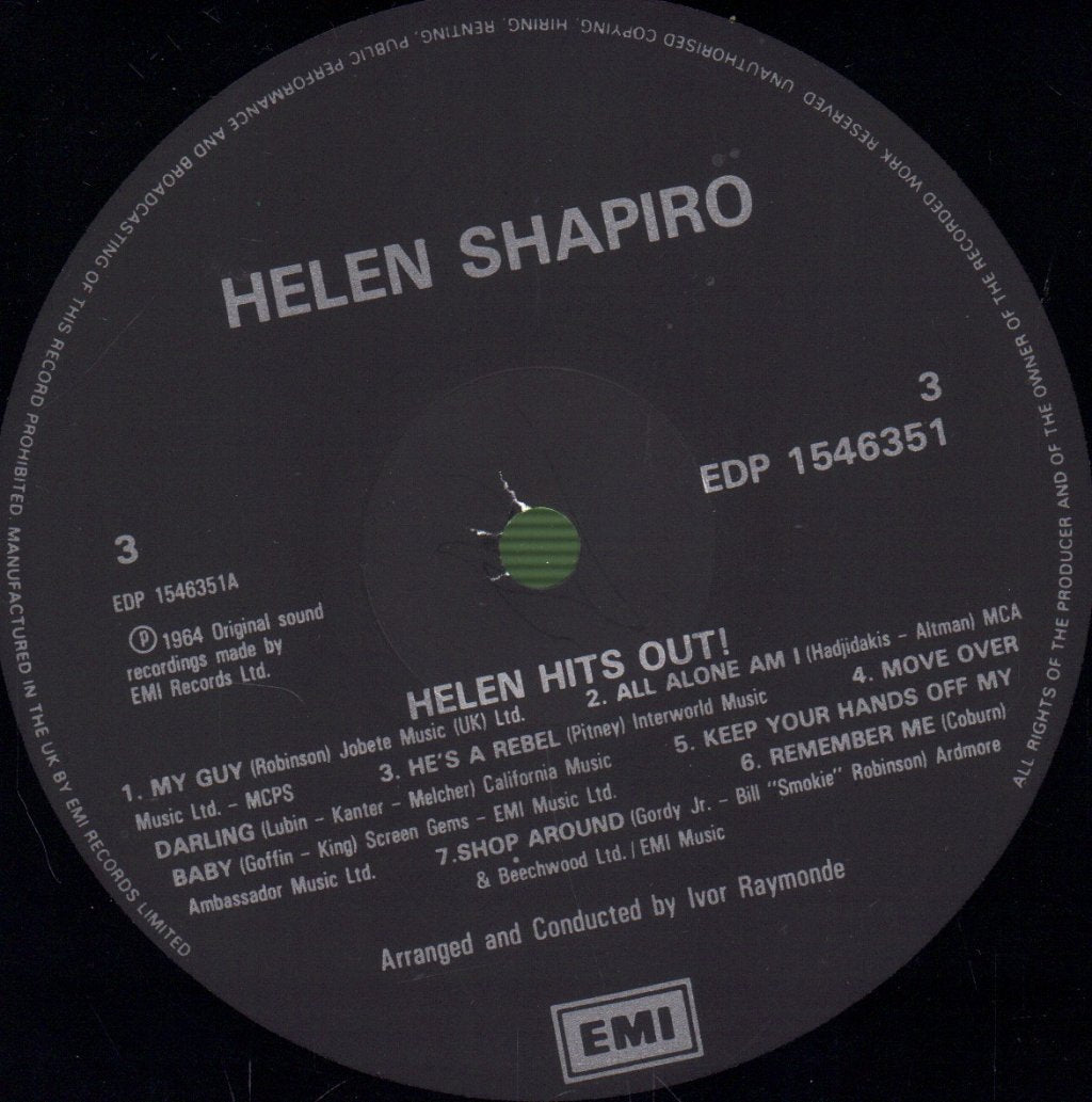Helen Shapiro - Tops With Me / Helen Hits Out! - Double Lp
