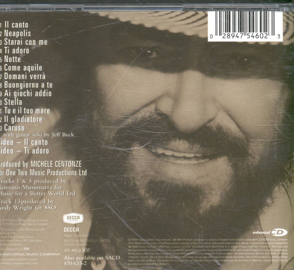 Luciano Pavarotti - Ti Adoro - Cd