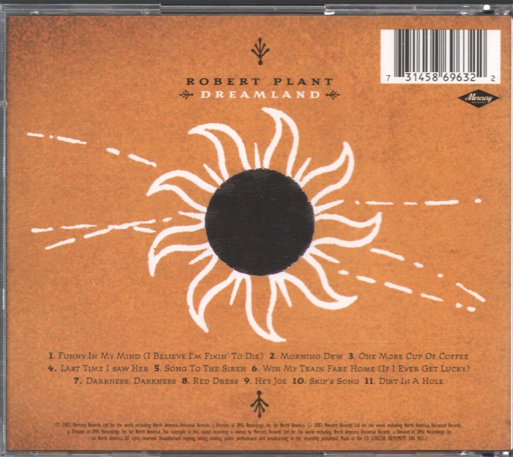 Robert Plant - Dreamland - Cd