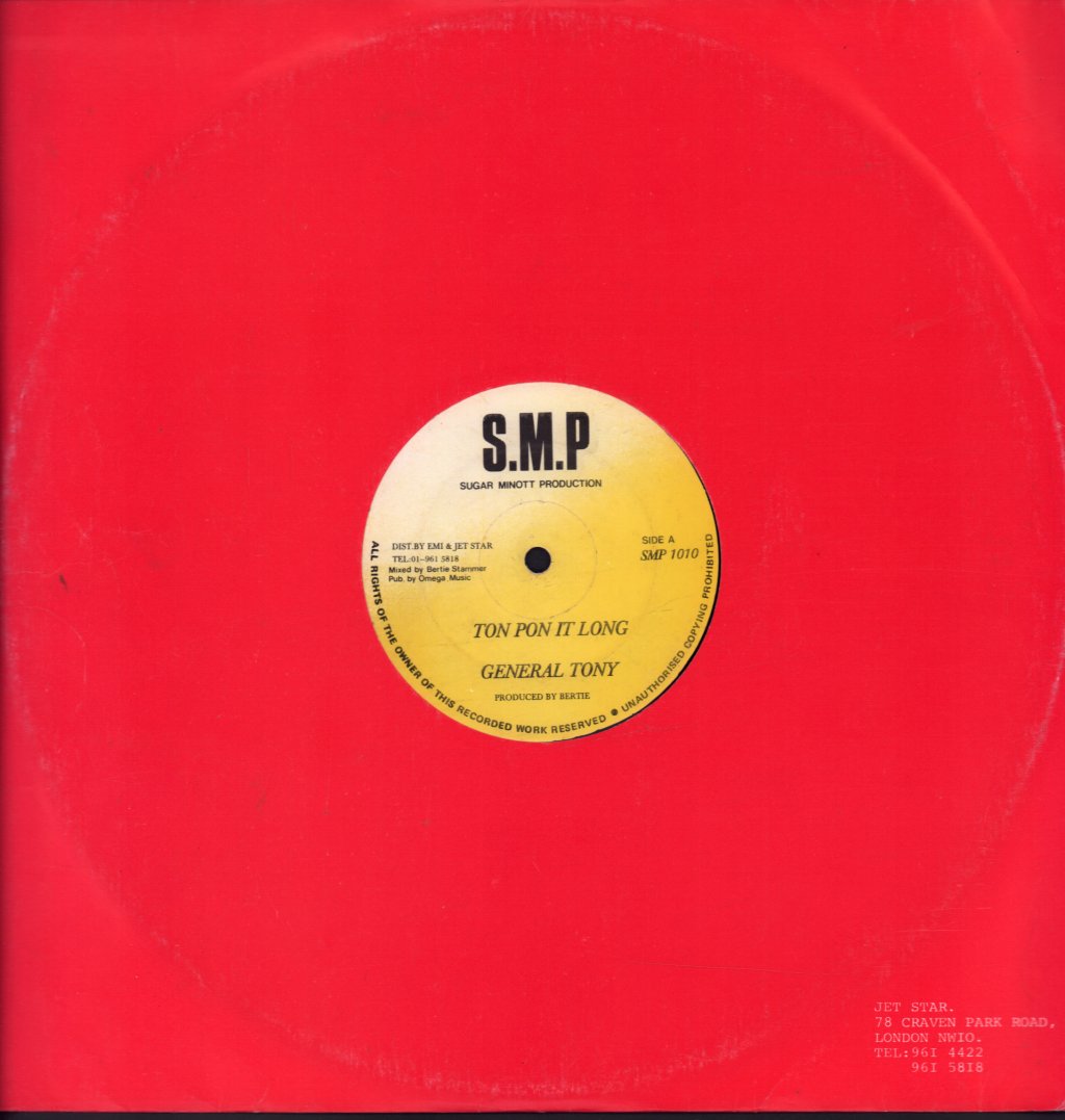 General Tony - Ton Pon It Long - 12 Inch