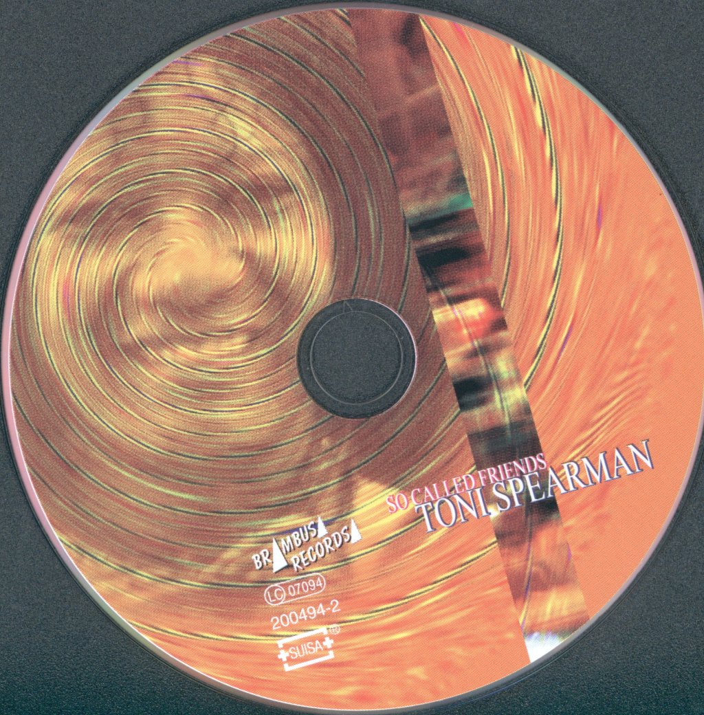 Toni Spearman - So Called Friends - Cd