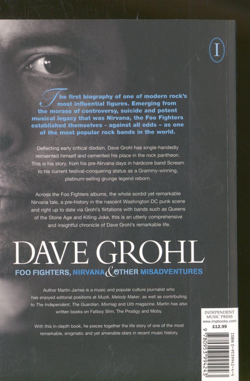 Martin James - Dave Grohl Foo Fighters, Nirvana & Other Misadventures - Book