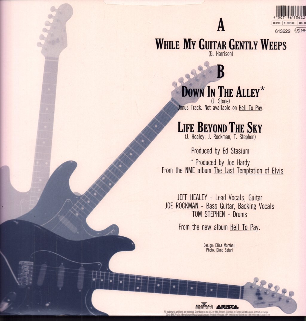 Jeff Healey Band - While My Guitar Gently Weeps - 12 Inch
