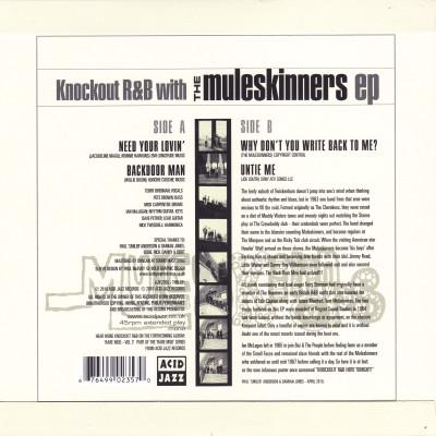 Muleskinners - Knockout R&B With The Muleskinners - 7 Inch