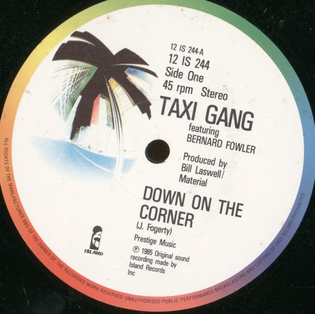 Taxi Gang - Down On The Corner - 12 Inch