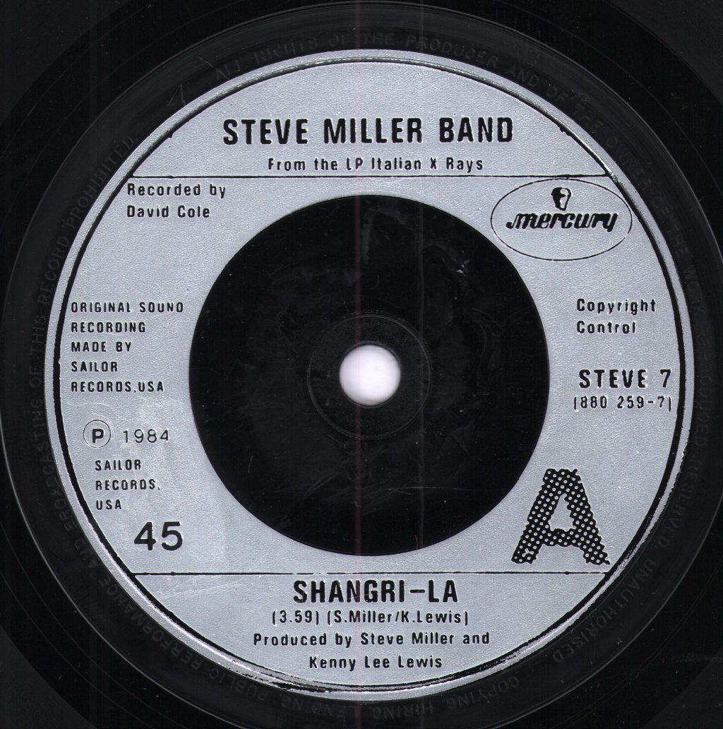 Steve Miller Band - Shangri La - 7 Inch