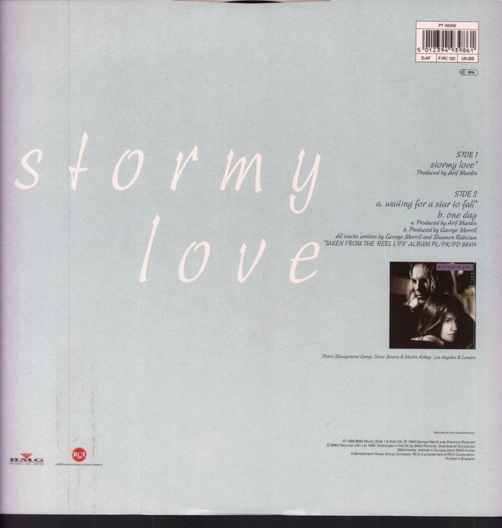 Boy Meets Girl (Pop) - Stormy Love - 12 Inch