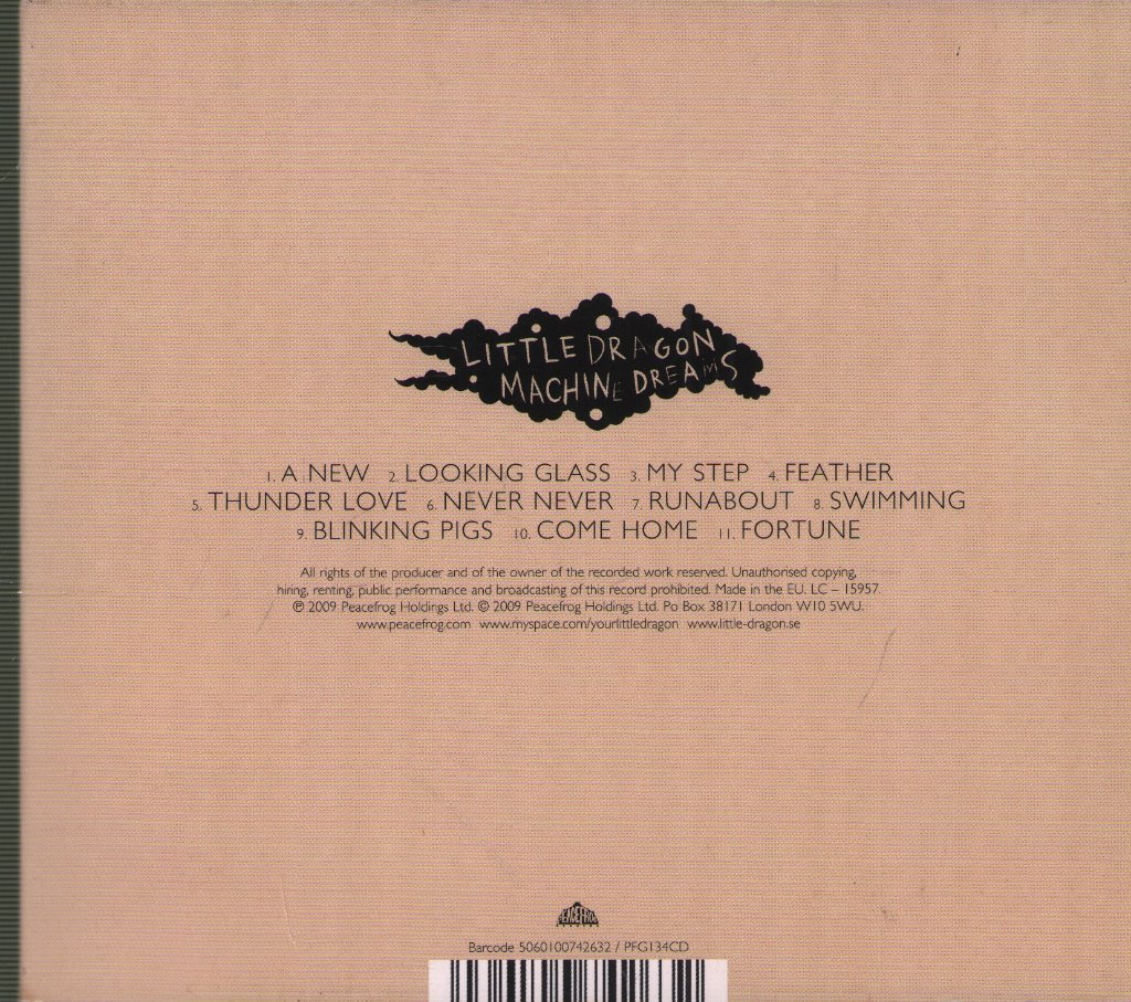 Little Dragon - Machine Dreams - Cd