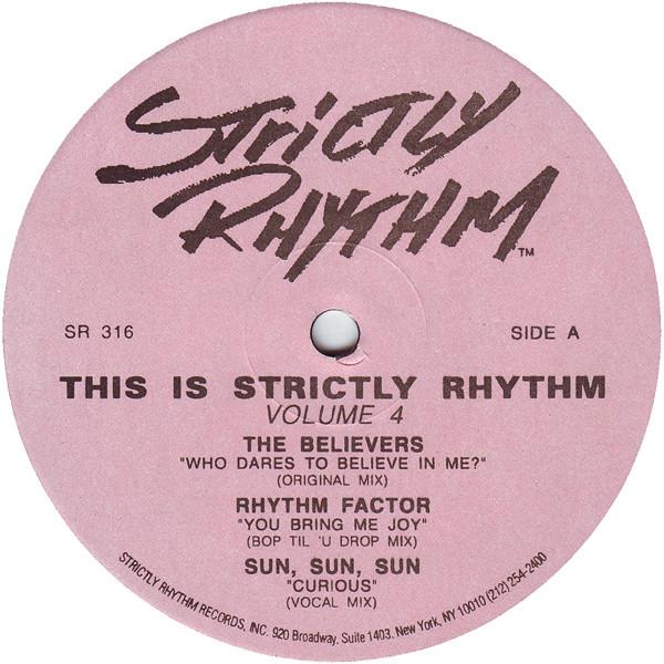 Various Artists - This Is Strictly Rhythm - Volume 4 - Double 12 Inch