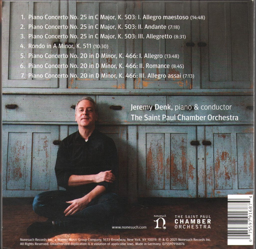 Jeremy Denk - Mozart Piano Concertos - Cd