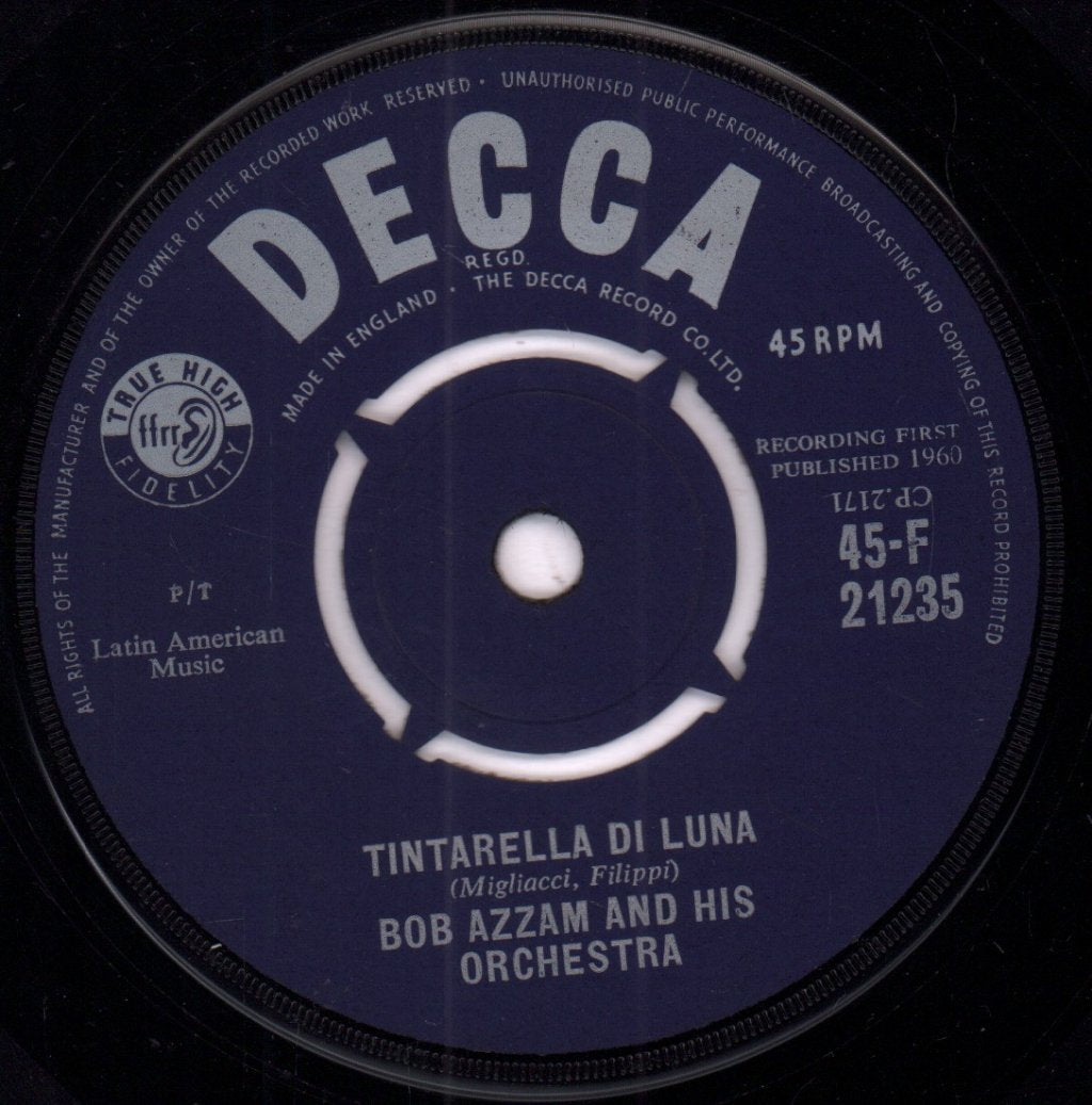 Bob Azzam And His Orchestra - Mustapha - 7 Inch