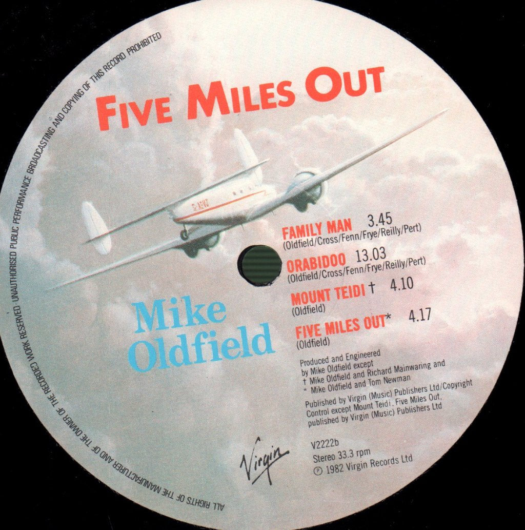 Mike Oldfield - Five Miles Out - Lp