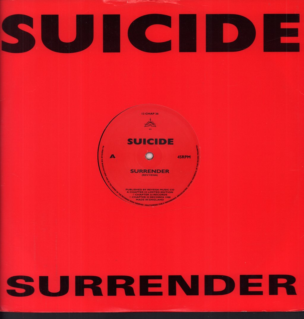 Suicide - Surrender - 12 Inch