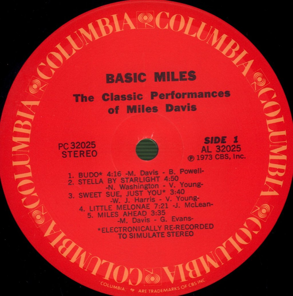 Miles Davis - Basic Miles - Lp