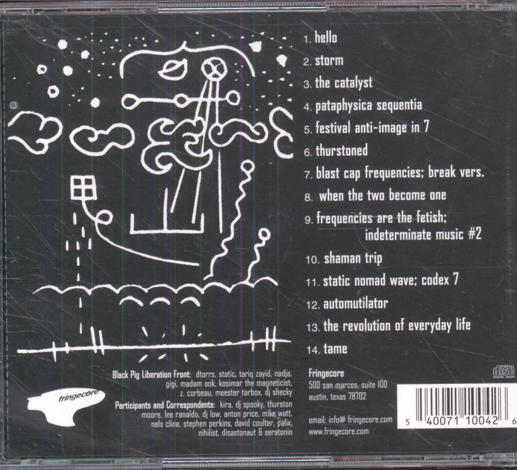 Black Pig Liberation Front - Revolution Of Everyday Life - Cd