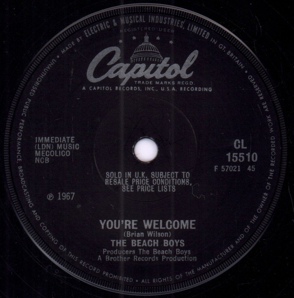 Beach Boys - Heroes And Villains - 7 Inch