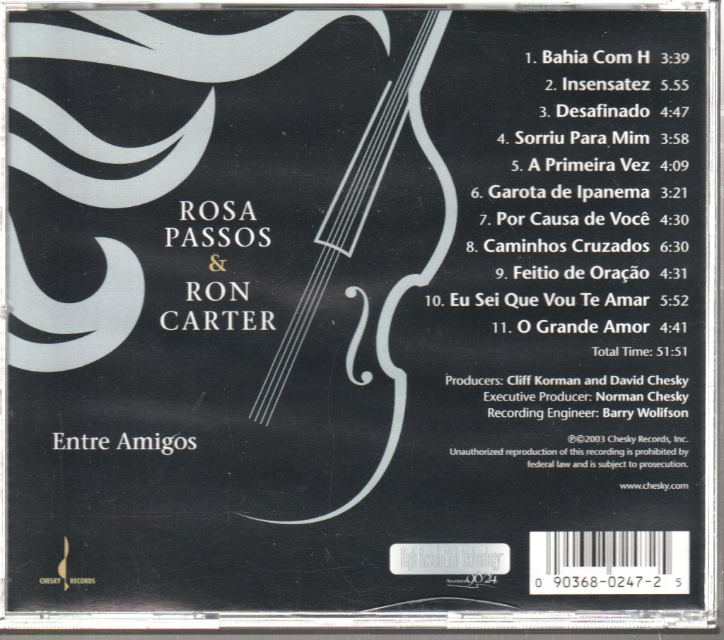 Rosa Passos & Ron Carter - Entre Amigos - Cd