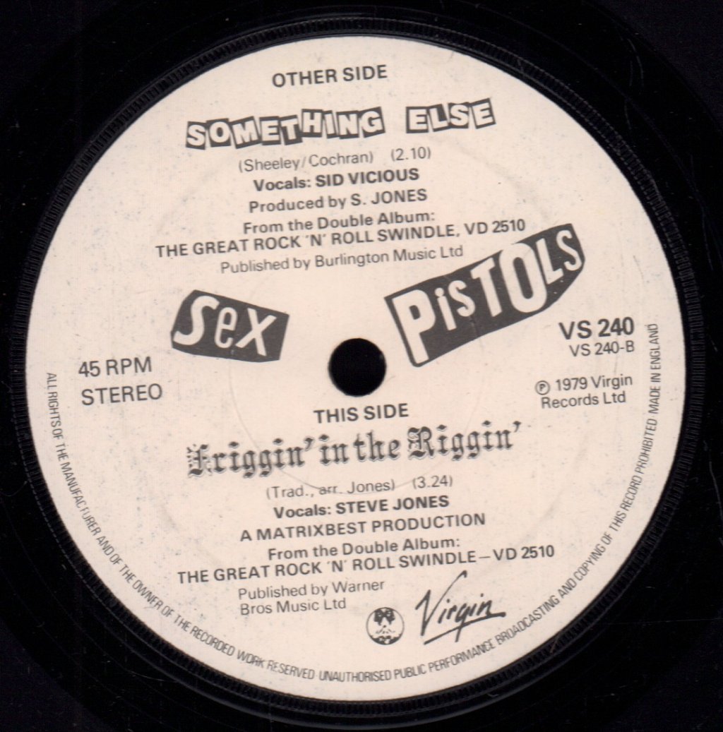 Sex Pistols - Something Else - 7 Inch