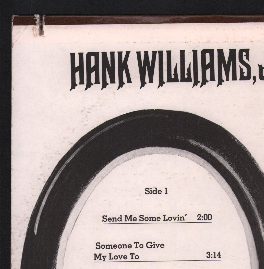 Hank Williams Jr And Lois Johnson - Send Me Some Lovin' / Whole Lotta Loving - Lp