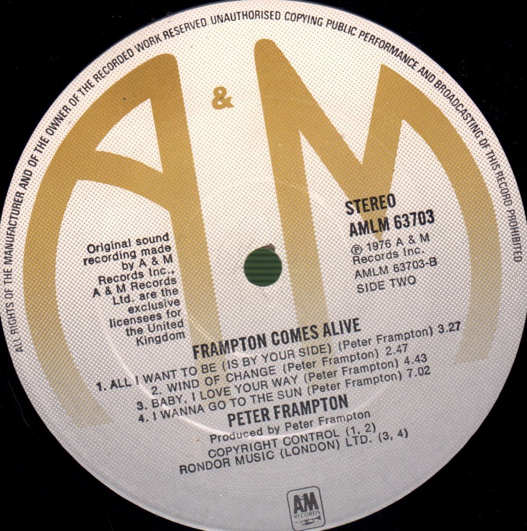 Peter Frampton - Frampton Comes Alive - Double Lp