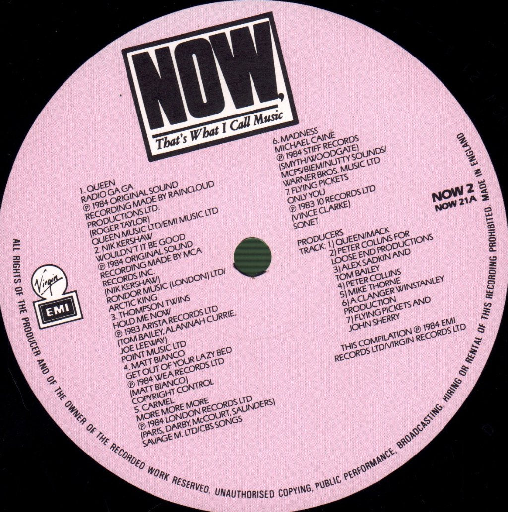 Various Artists - Now That's What I Call Music 2 - Double Lp