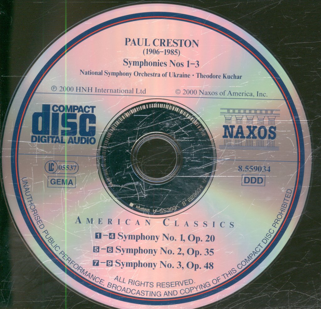 National Symphony Orchestra Of Ukraine, Theodore Kuchar - Symphonies Nos 1-3 - Cd