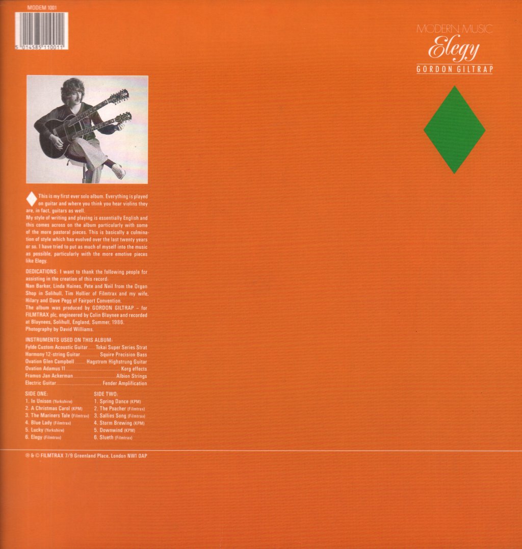 Gordon Giltrap - Elegy - Lp