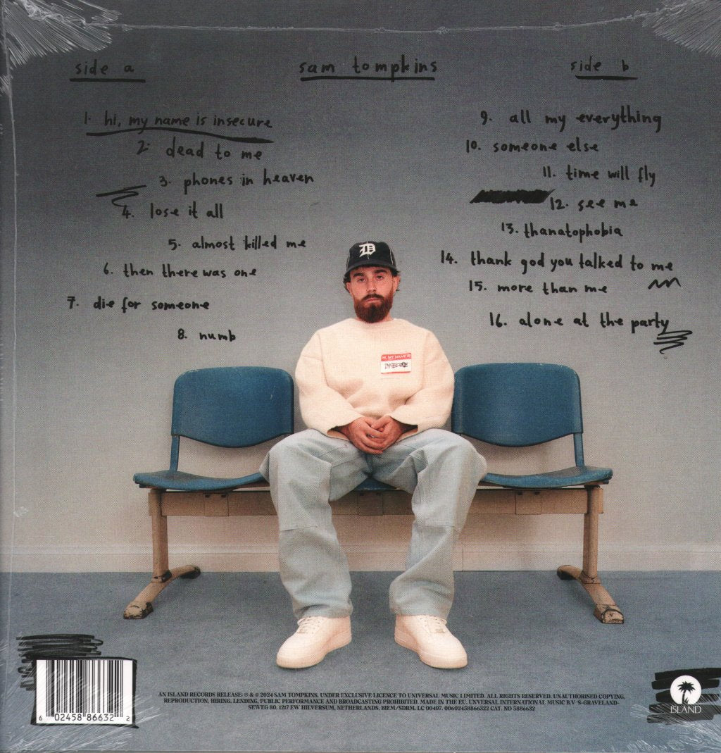 Sam Tompkins - Hi, My Name Is Insecure - Lp