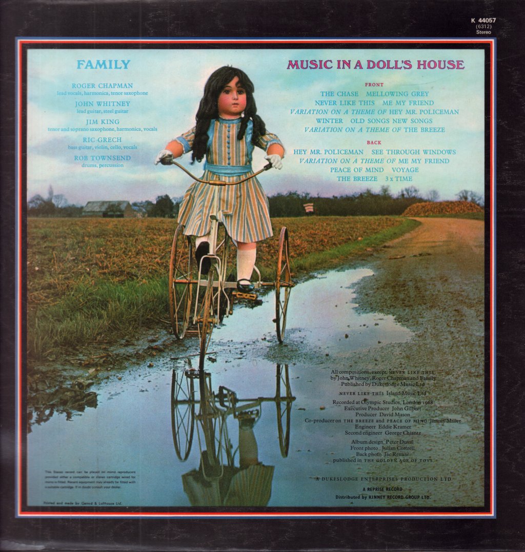 Family (Prog/Rock Group) - Music In A Doll's House - Lp