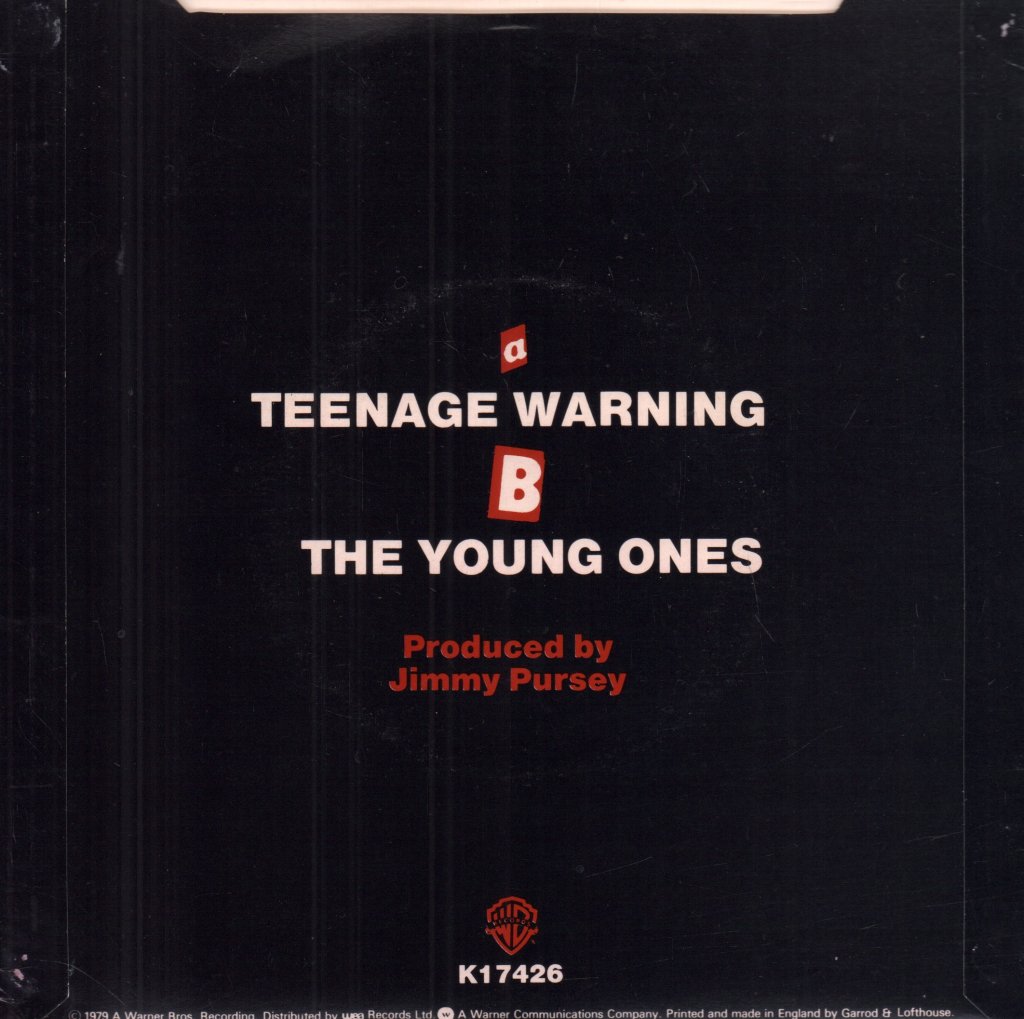 Angelic Upstarts - Teenage Warning - 7 Inch