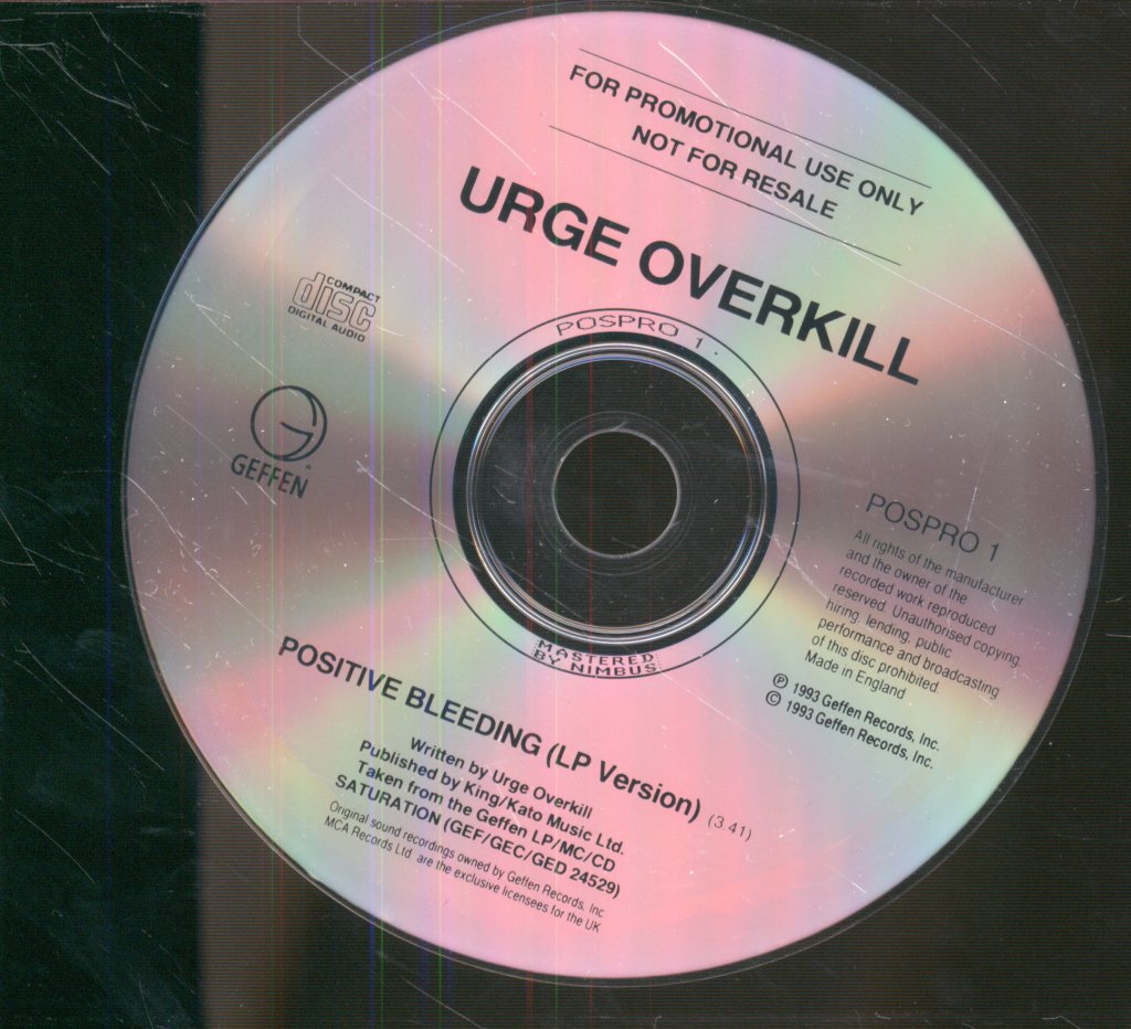 Urge Overkill - Positive Bleeding - Cd