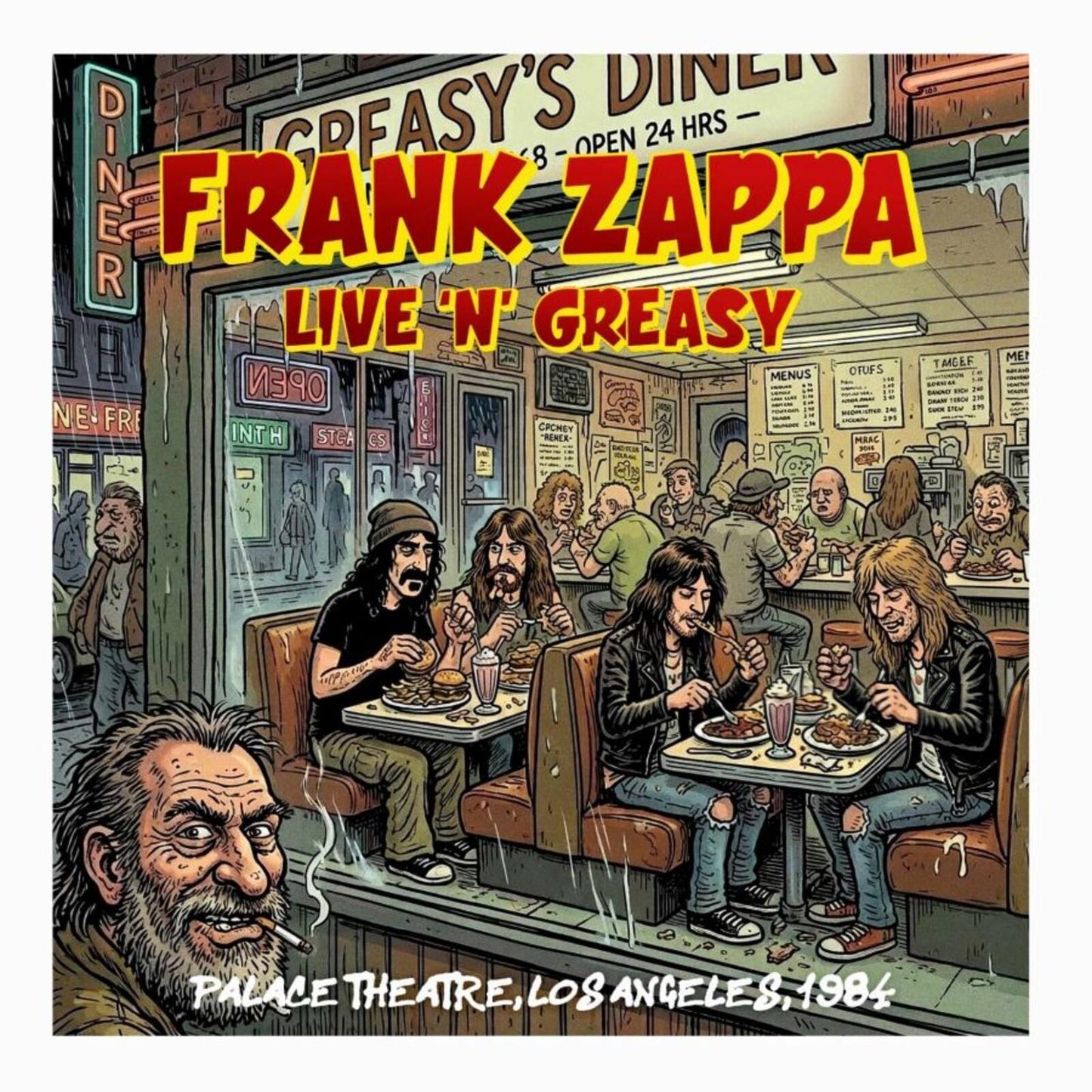 Frank Zappa - Live N' Greasy 1984; Palace Theatre, Los Angeles, 1984 - Double Cd
