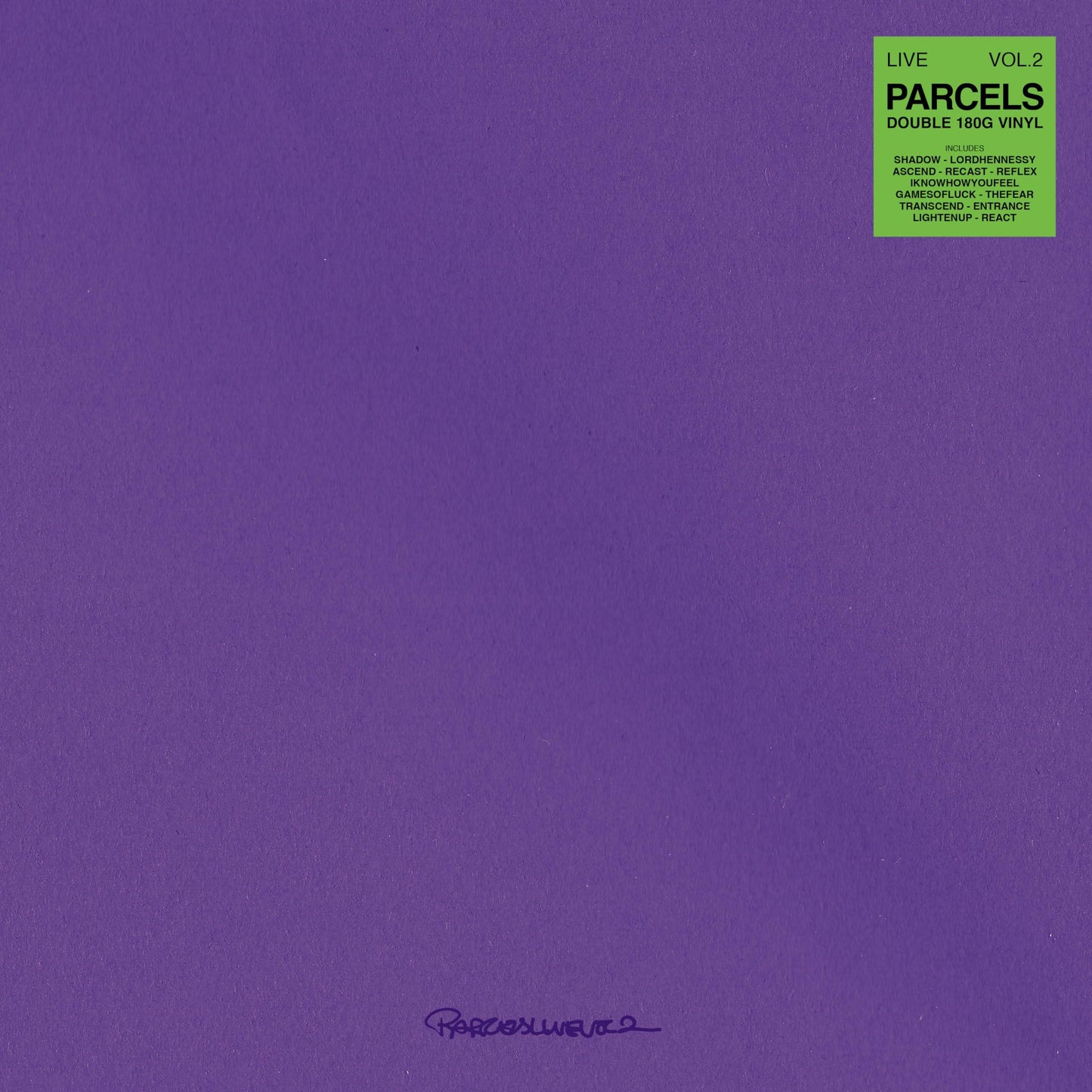 Parcels - Live Vol. 2 - Double Lp