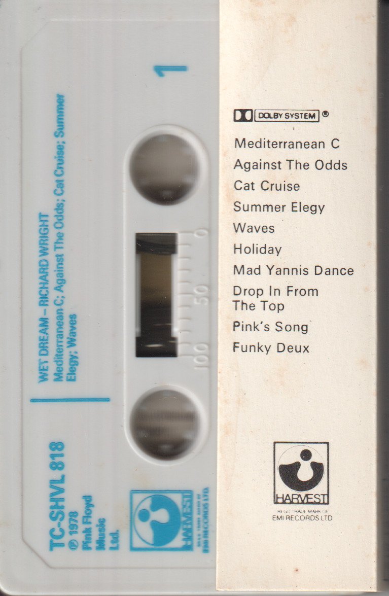 Richard Wright - Wet Dream - Cassette